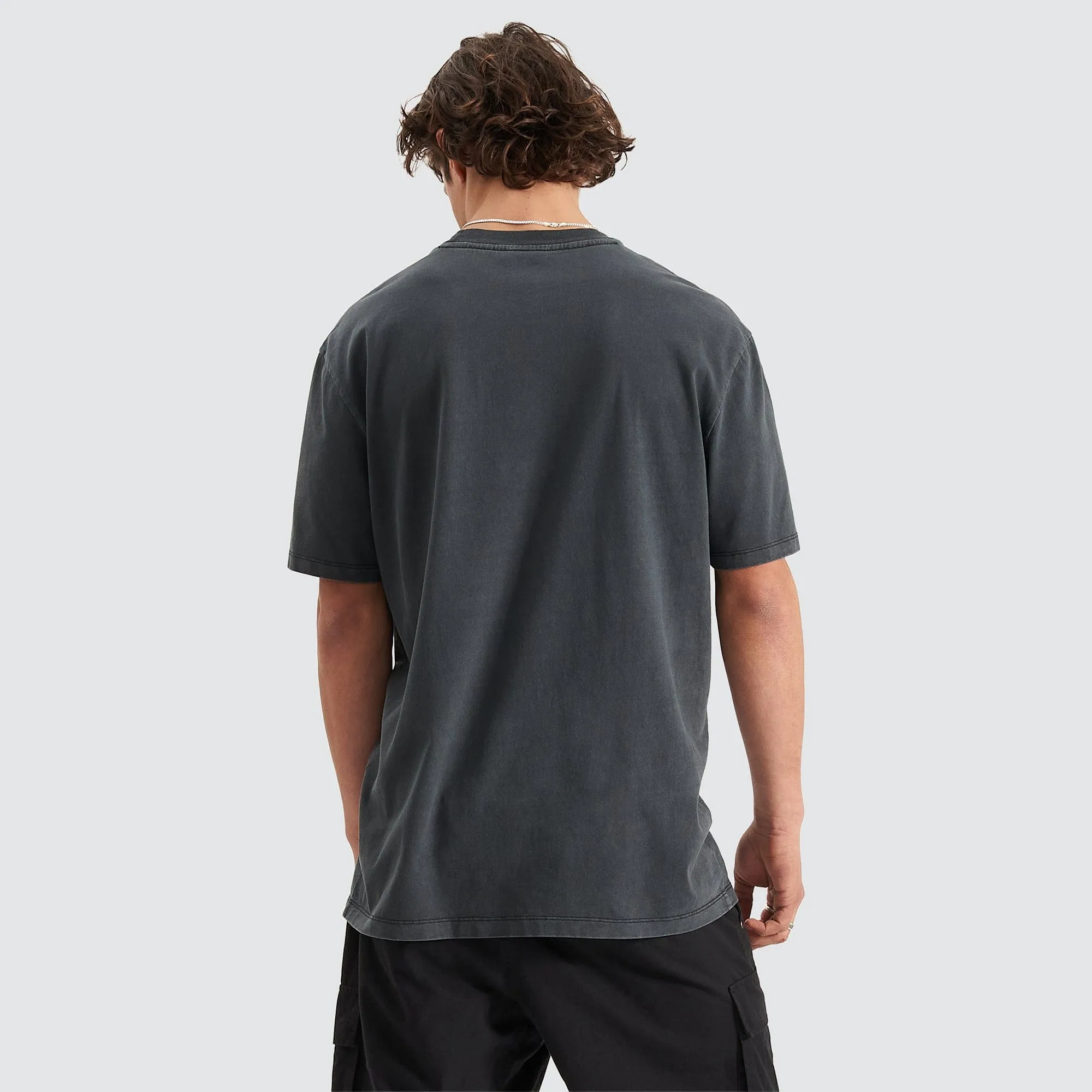 Cycle Relaxed Tee Pigment Anthracite Black