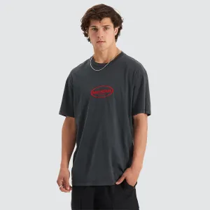 Cycle Relaxed Tee Pigment Anthracite Black