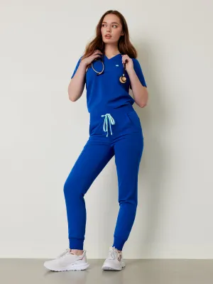 DEMI RE-GARDE™ - BLEU ROYAL - Jogger Scrub Pants - FINAL SALE|| DEMI RE-GARDE™ - BLEU ROYAL - Pantalon Jogger - VENTE FINALE