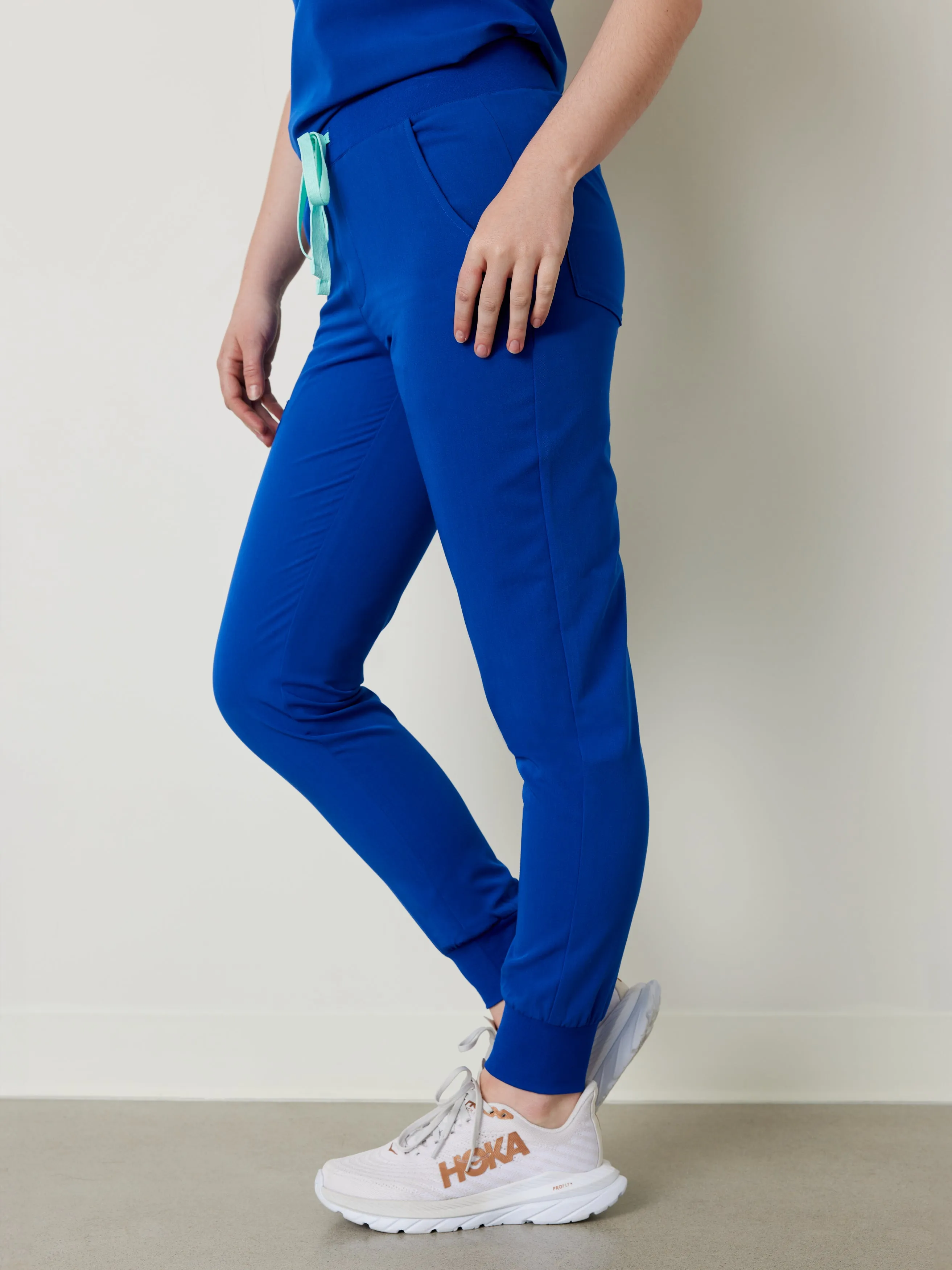 DEMI RE-GARDE™ - BLEU ROYAL - Jogger Scrub Pants - FINAL SALE|| DEMI RE-GARDE™ - BLEU ROYAL - Pantalon Jogger - VENTE FINALE