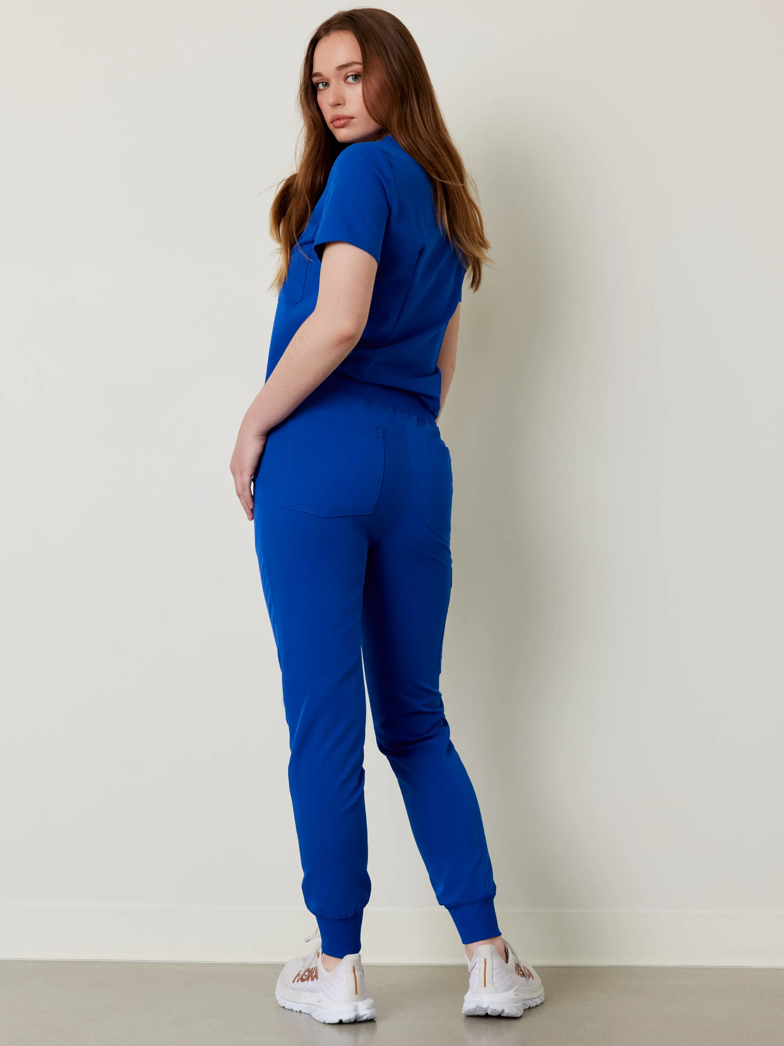 DEMI RE-GARDE™ - BLEU ROYAL - Jogger Scrub Pants - FINAL SALE|| DEMI RE-GARDE™ - BLEU ROYAL - Pantalon Jogger - VENTE FINALE