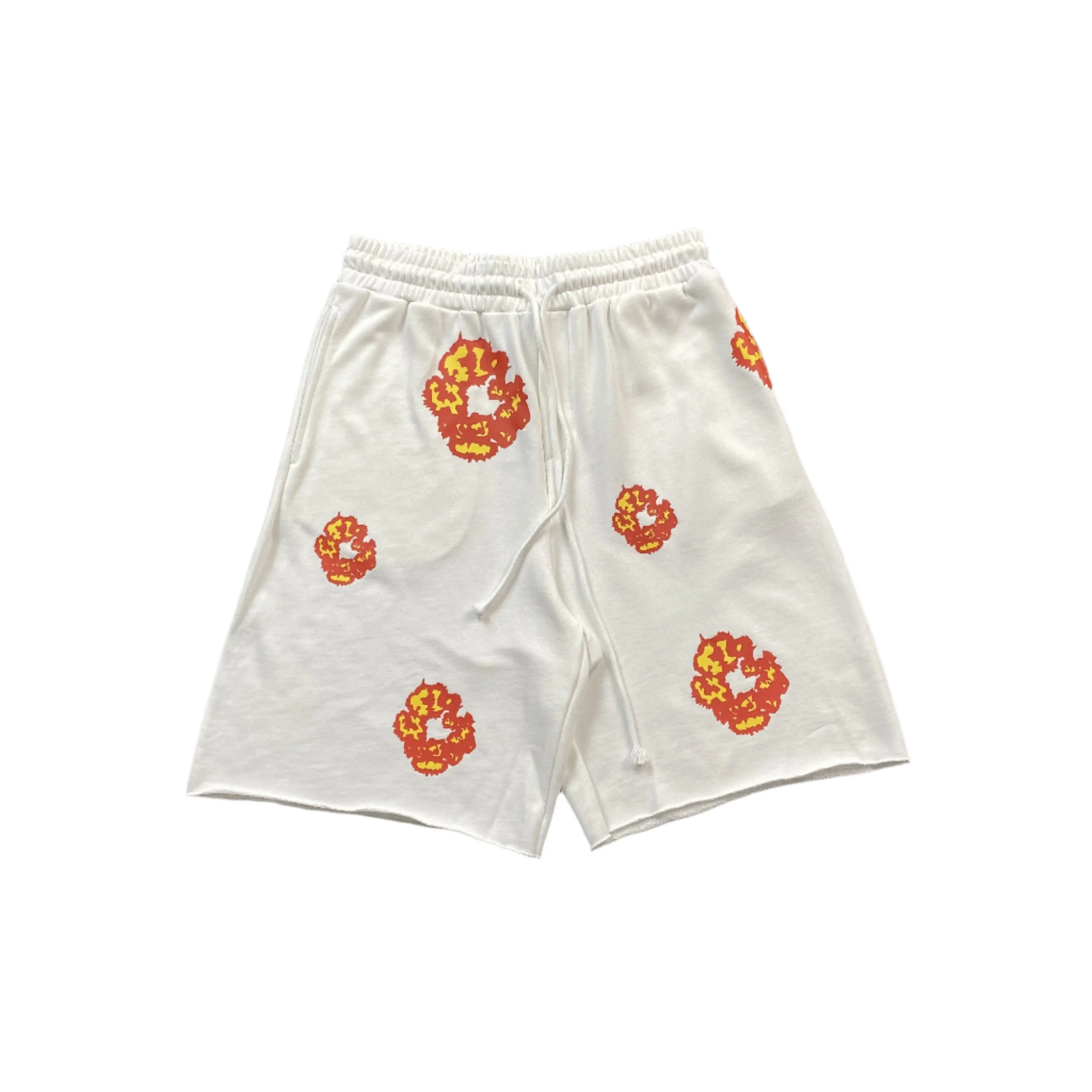 DENIM TEARS x OFFSET COTTON WREATH SHORTS WHITE
