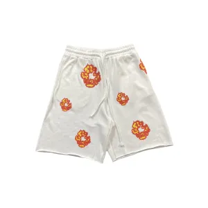 DENIM TEARS x OFFSET COTTON WREATH SHORTS WHITE