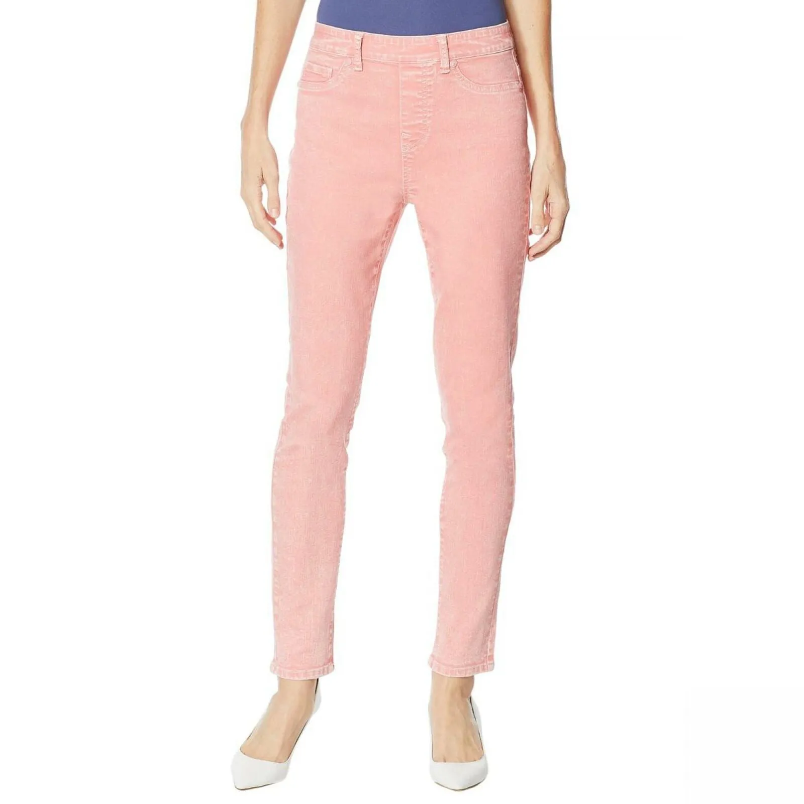 DG2 by Diane Gilman Women's Pull On Skinny Jeans