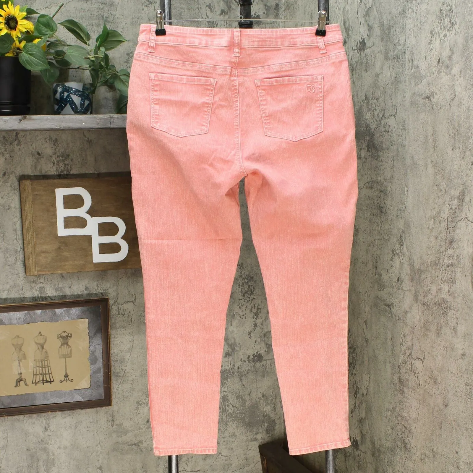 DG2 by Diane Gilman Women's Pull On Skinny Jeans