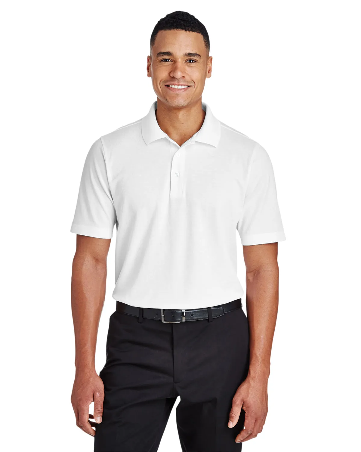 DG20 Devon & Jones Men's CrownLux Performance™ Plaited Polo
