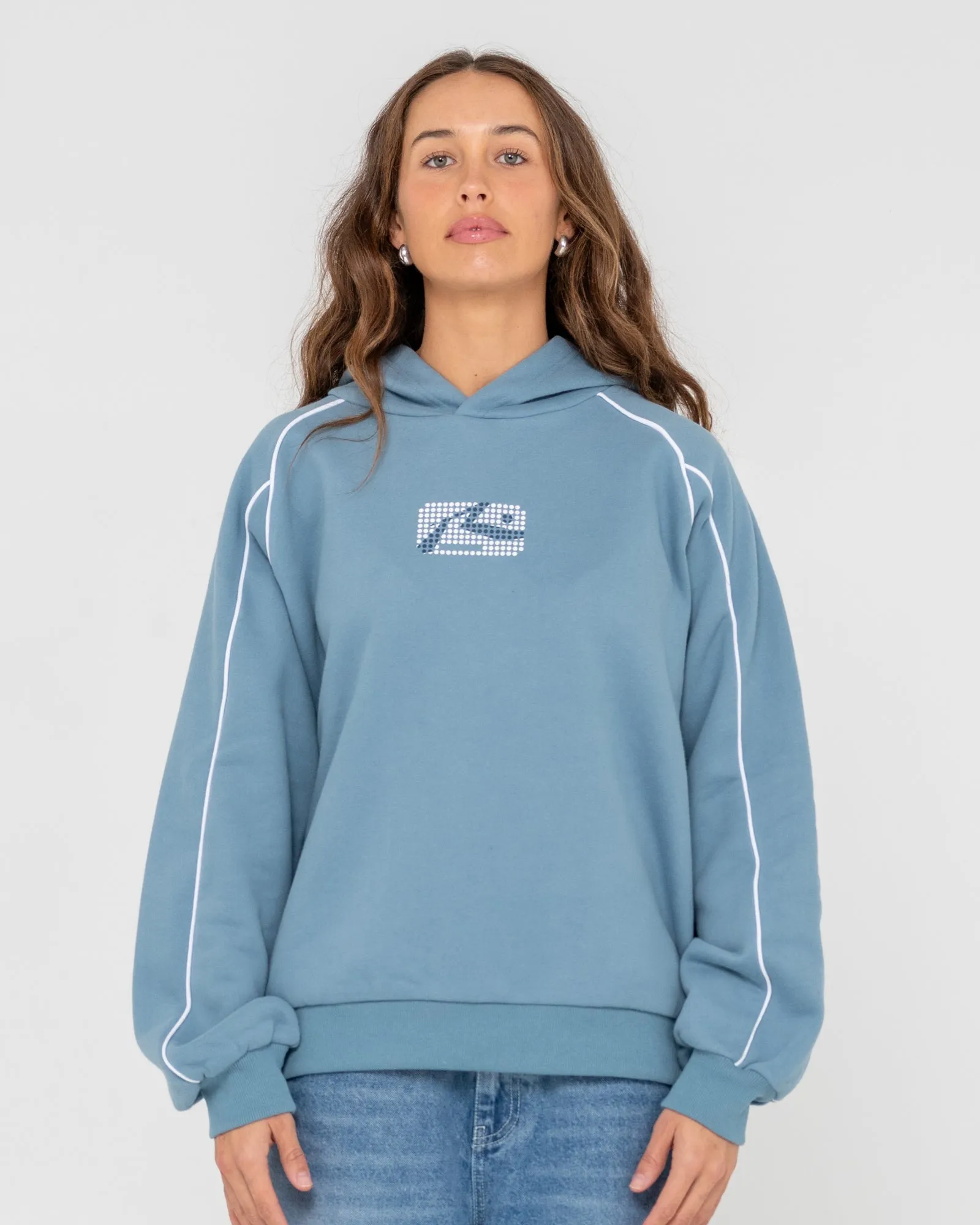 DIGI OVERSIZED HOODED FLEECE