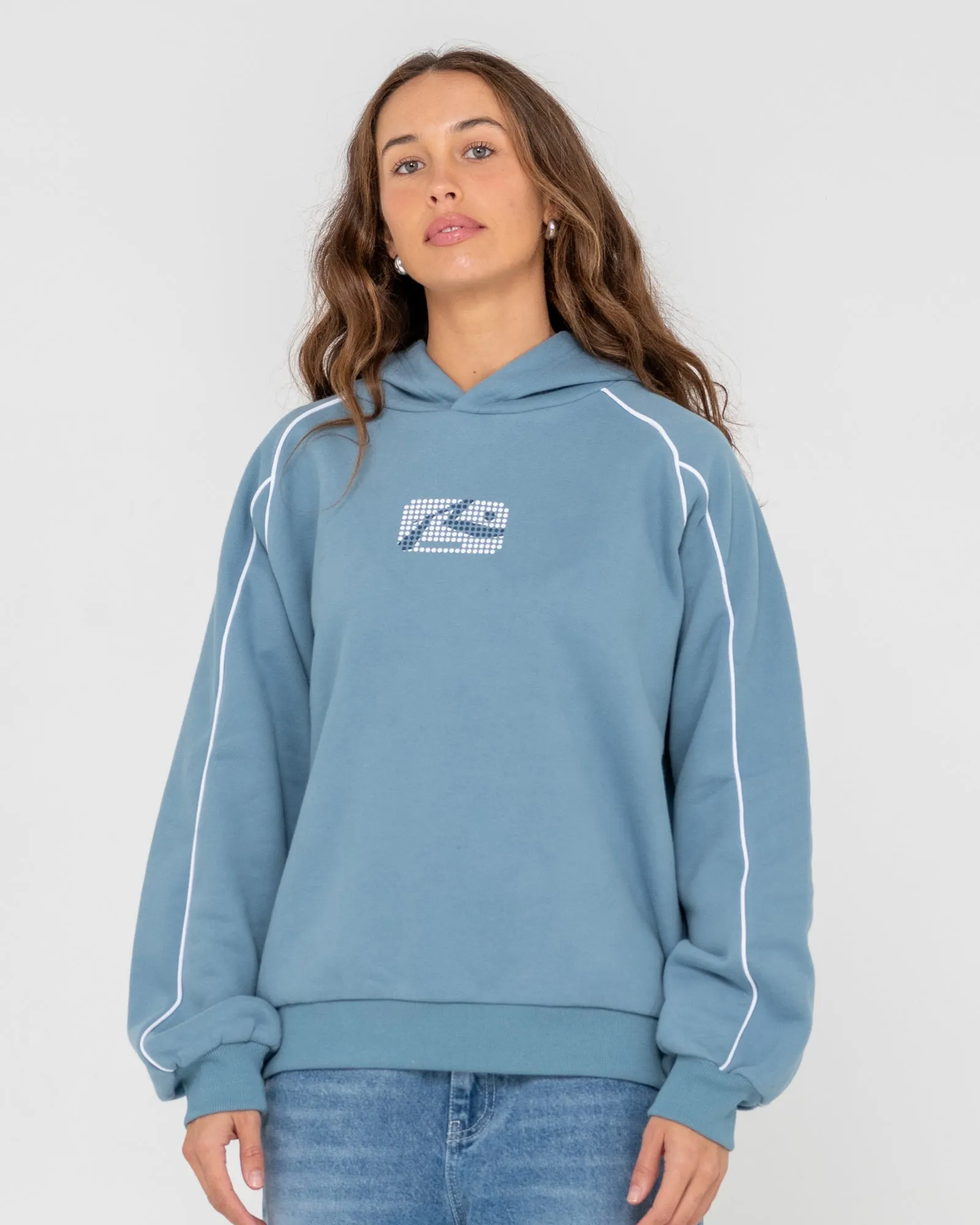 DIGI OVERSIZED HOODED FLEECE