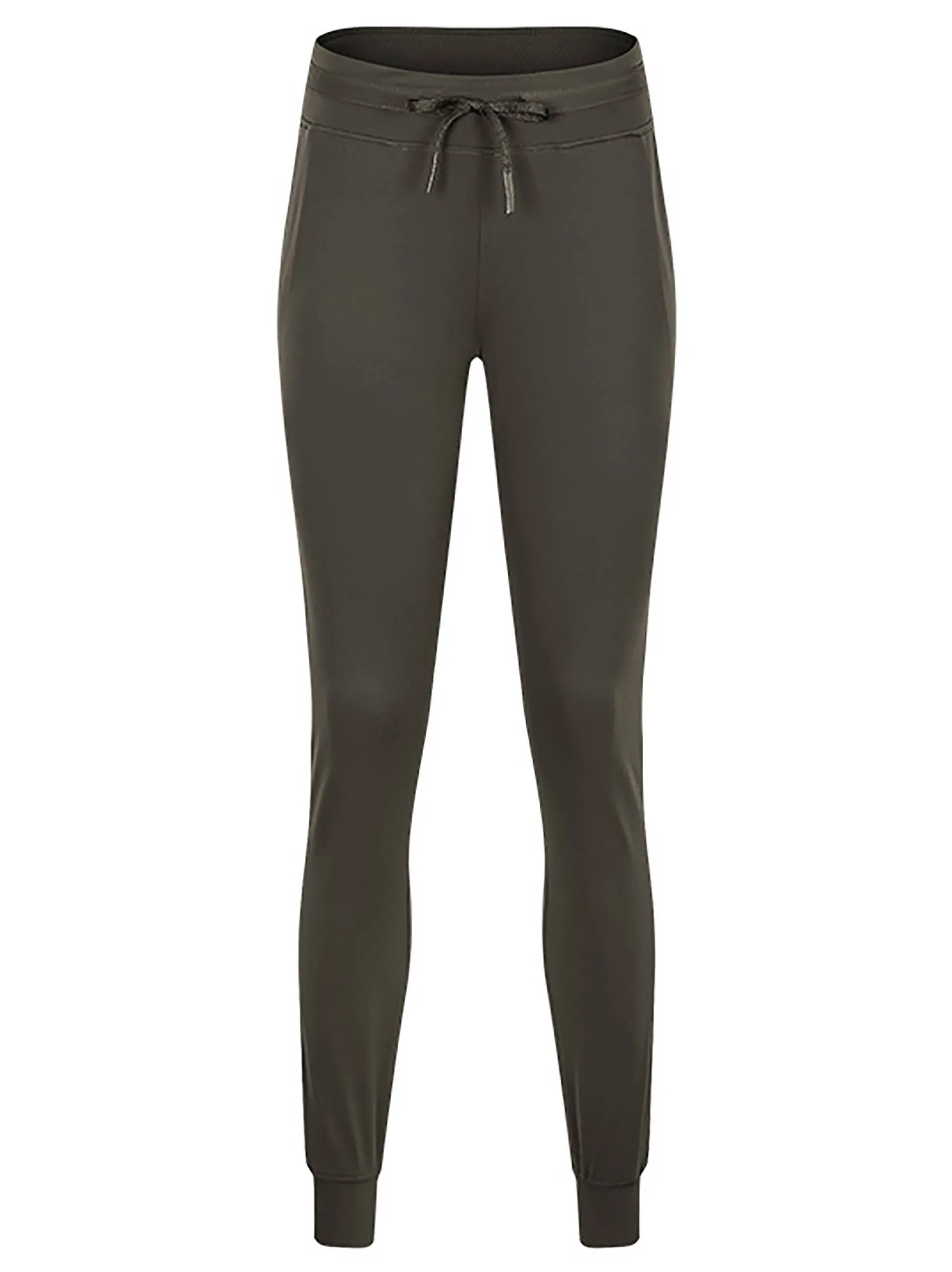 Drawstring Quick Dry Elastic Running Fitness Pants: XL（12） / Black