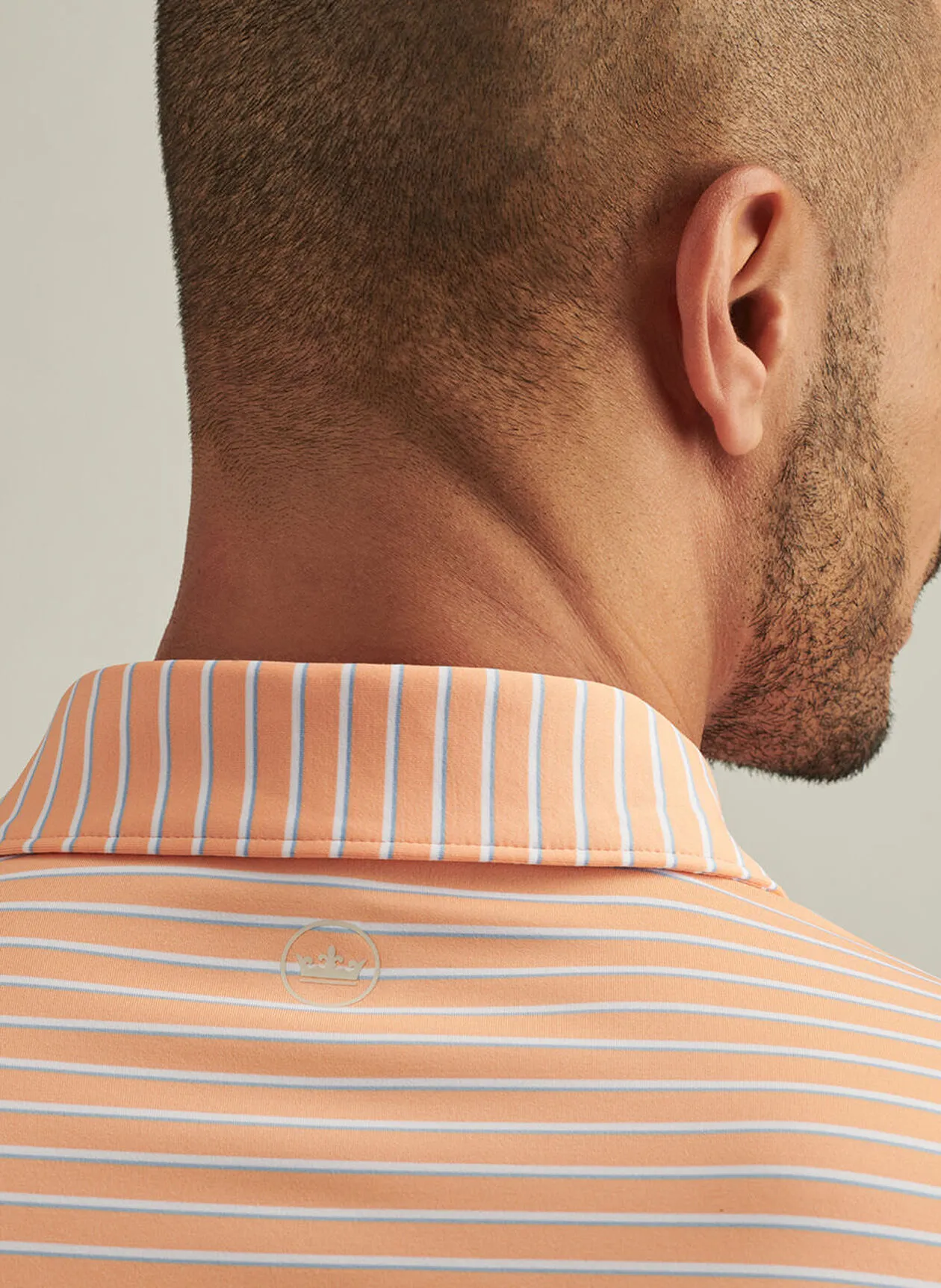 DUNNES PERFORMANCE JERSEY POLO - PAPAYA