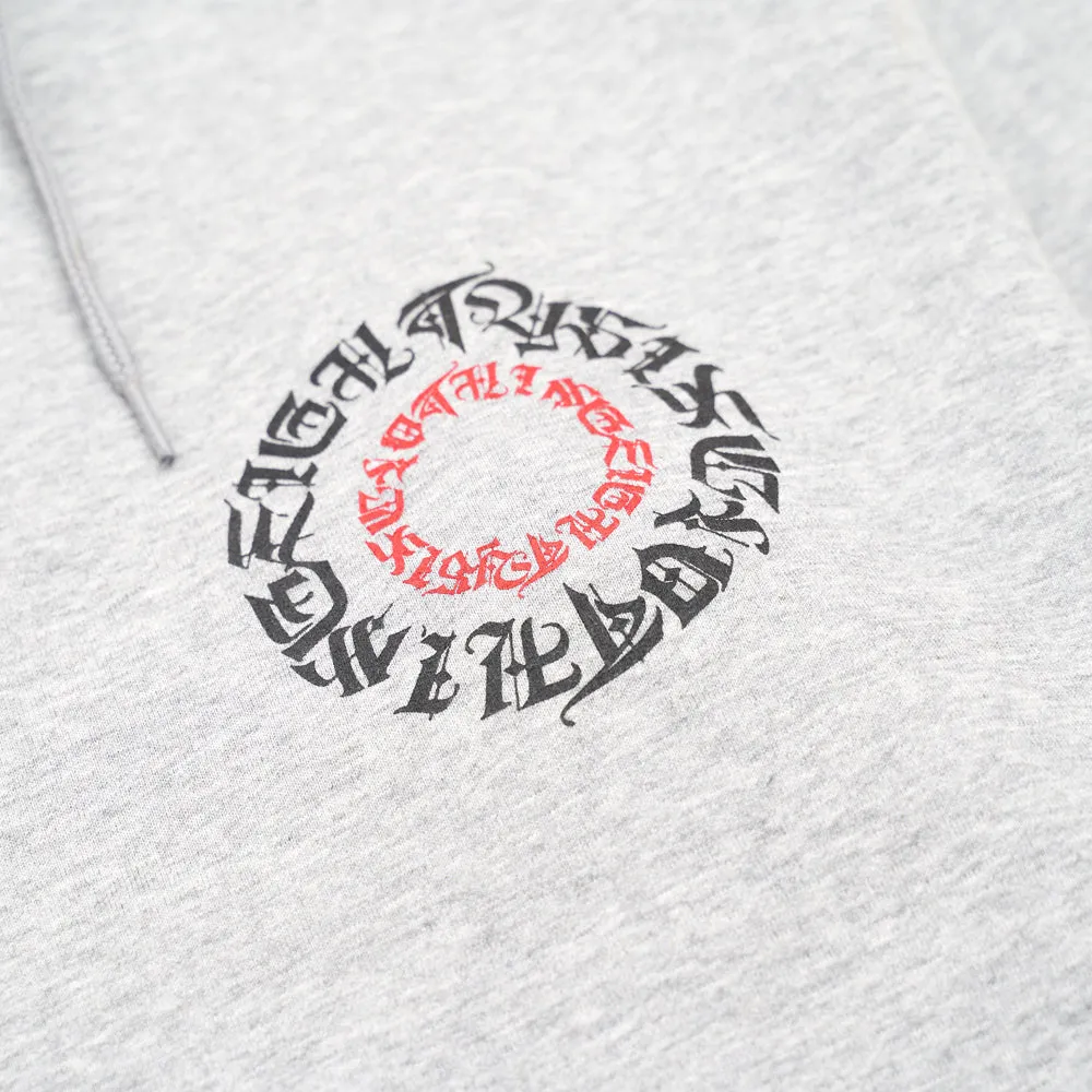 Eighty6 Circle Oversized Hoodie - Grey