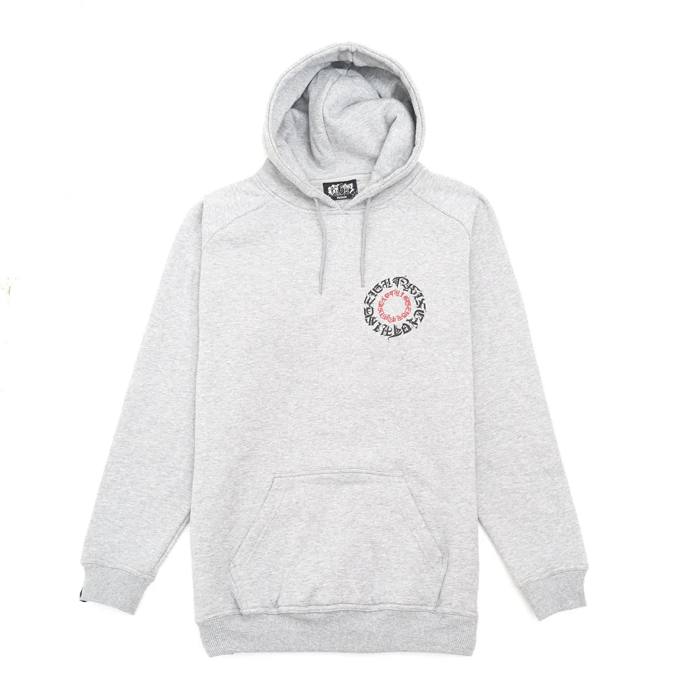 Eighty6 Circle Oversized Hoodie - Grey