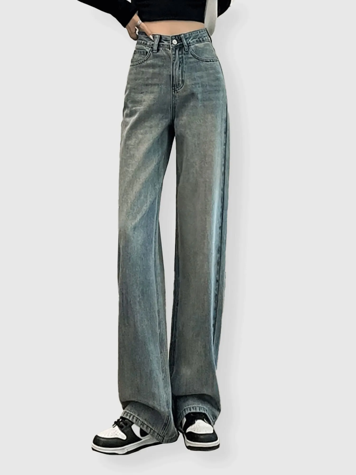 Emarald Tinted Wash Basic Straight Fit