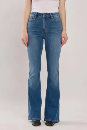 Eunina Juliana High Rise Flare Jean in Gilia