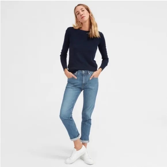 Everlane Boy Friend Medium Wash Denim Jeans- Size 27 Regular