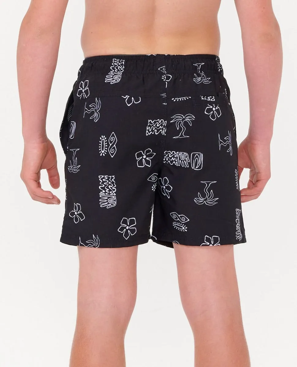 Evolution Motif Volley Boardshorts - Boy (8-16 years)