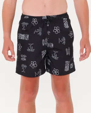 Evolution Motif Volley Boardshorts - Boy (8-16 years)
