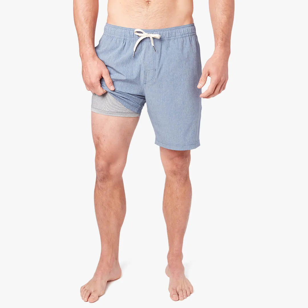 Fair Harbor The One Short 6inch -Blue