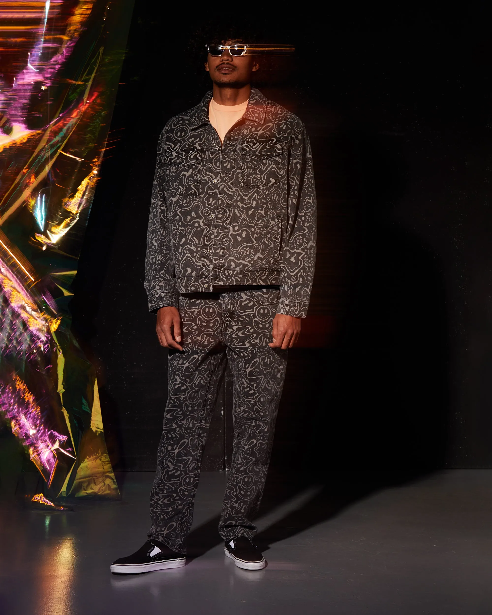 Filip Rygalski Jeans - BLACK PRINT