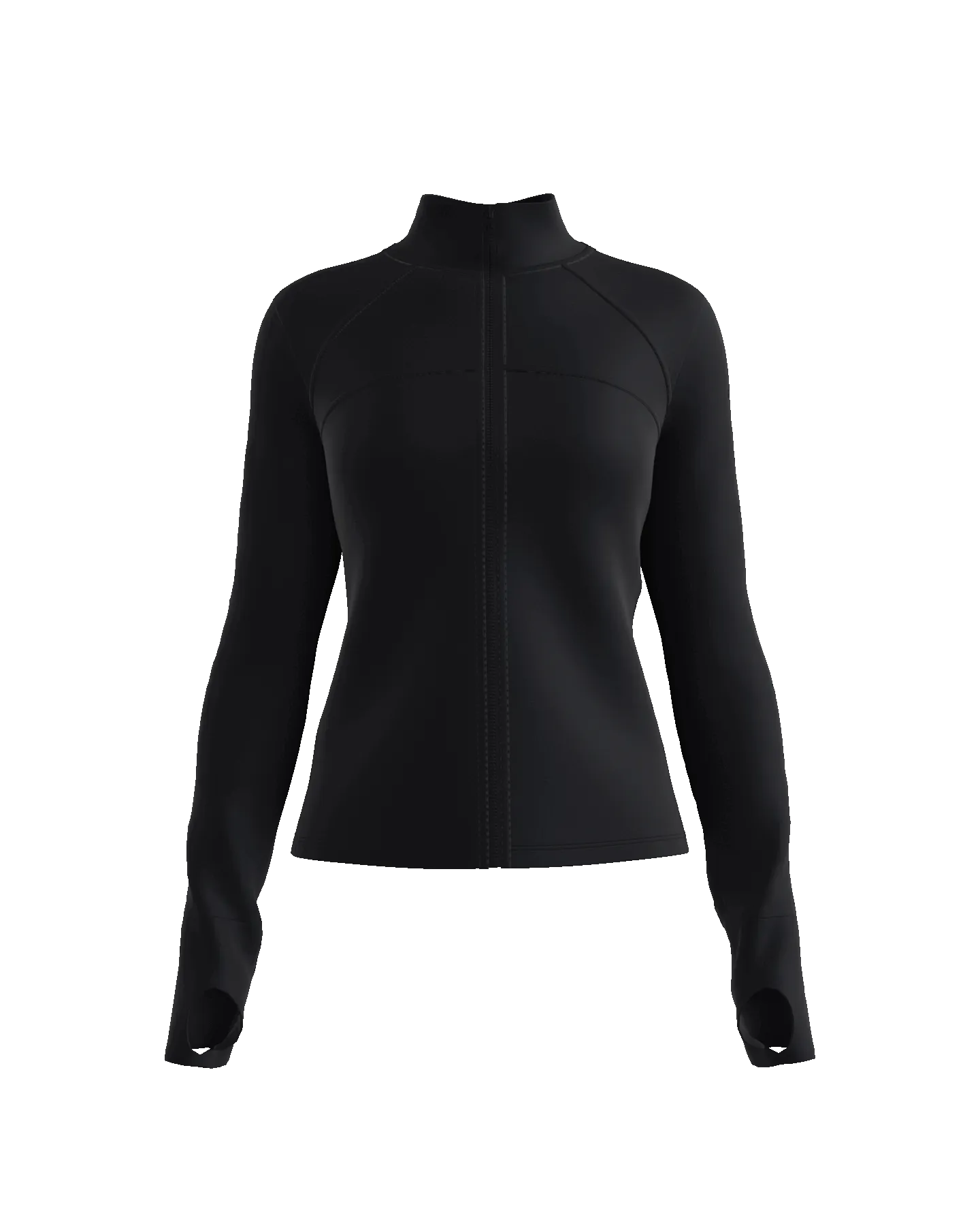 FlexEase Velvet Cropped Full-Zip Jacket