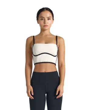 FlowForm Outline Cropped Tank (with built in pads)