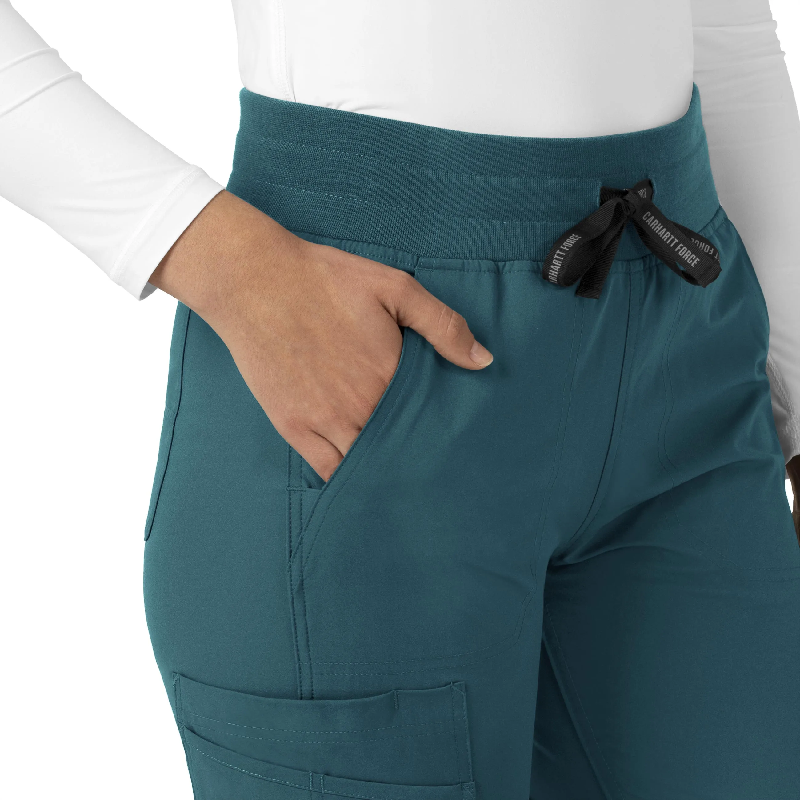 Force Essentials C51113 Jogger Scrub Pants Caribbean Blue