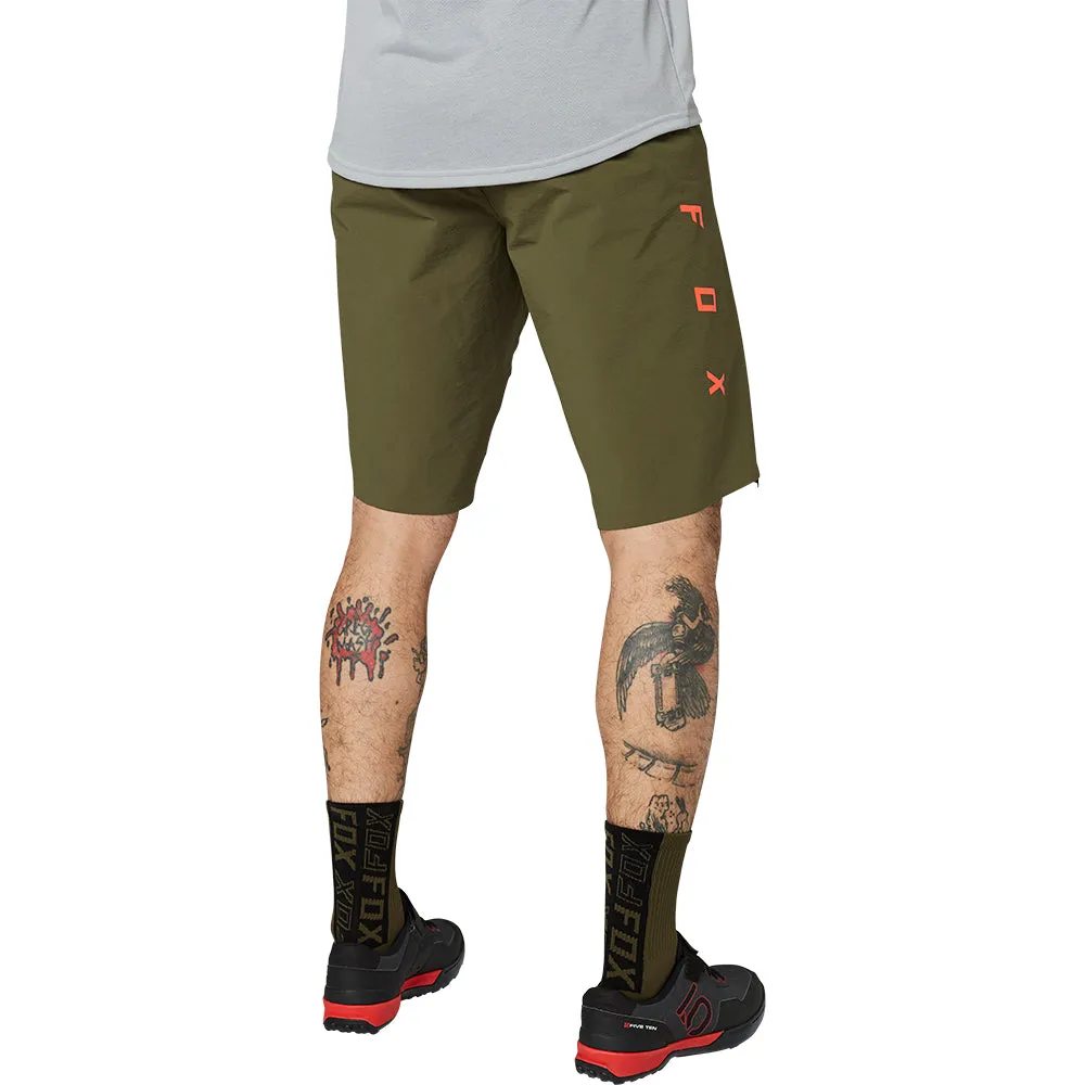 Fox Flexair Shorts No Liner - Olive