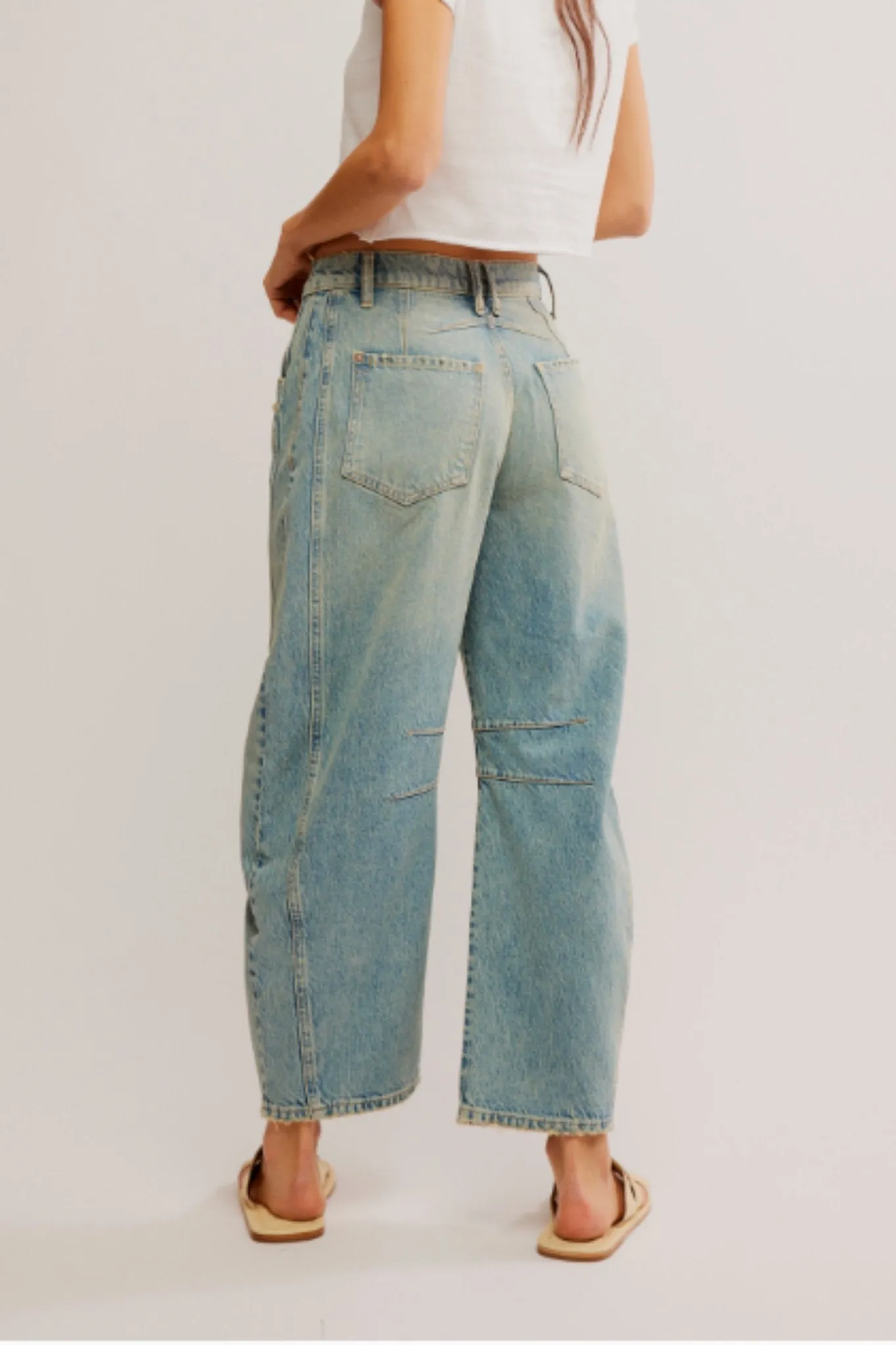 Free People: Good Luck Mid Rise Barrel in Kismet