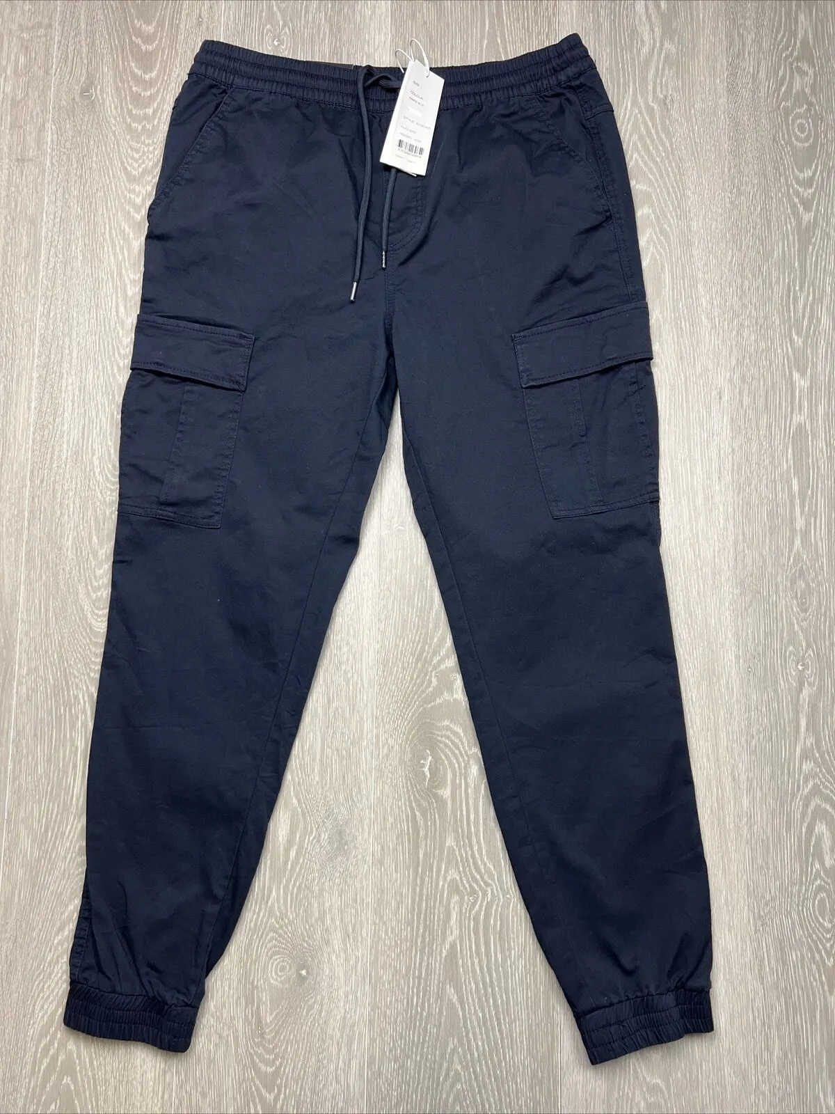 French Connection Mens Cuffed Cargo Pants Jogger Relaxed Fit Size Large (New)