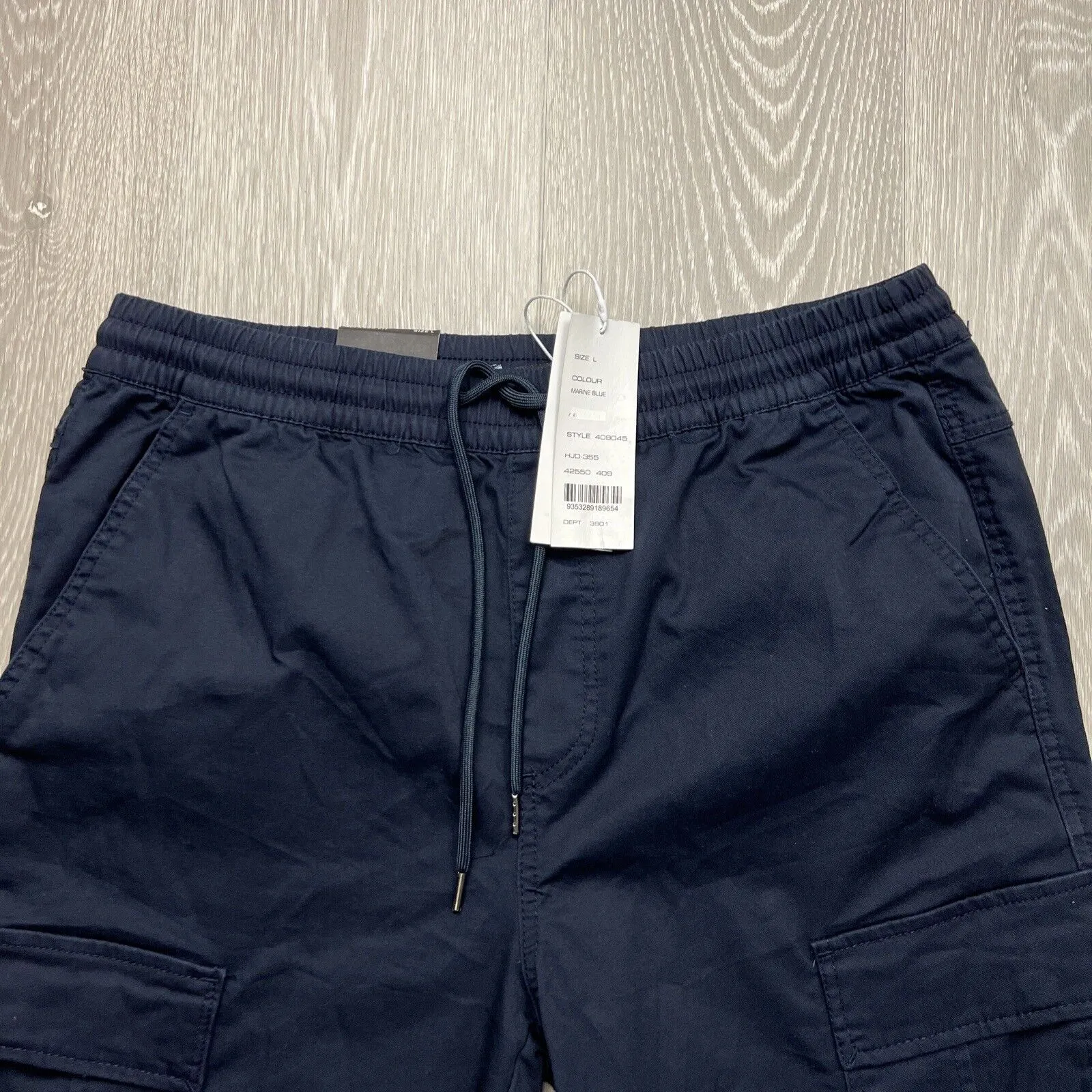 French Connection Mens Cuffed Cargo Pants Jogger Relaxed Fit Size Large (New)
