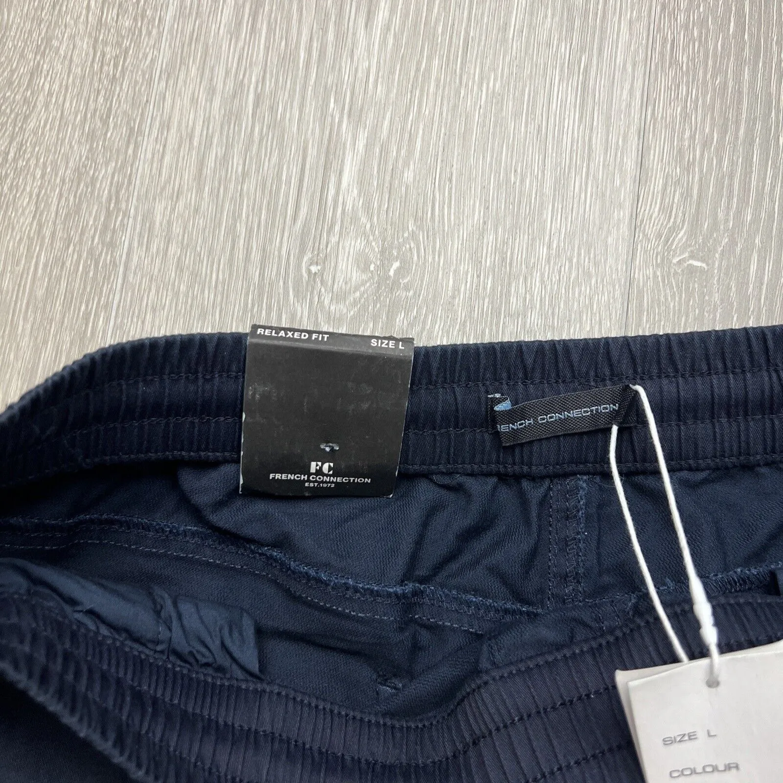 French Connection Mens Cuffed Cargo Pants Jogger Relaxed Fit Size Large (New)