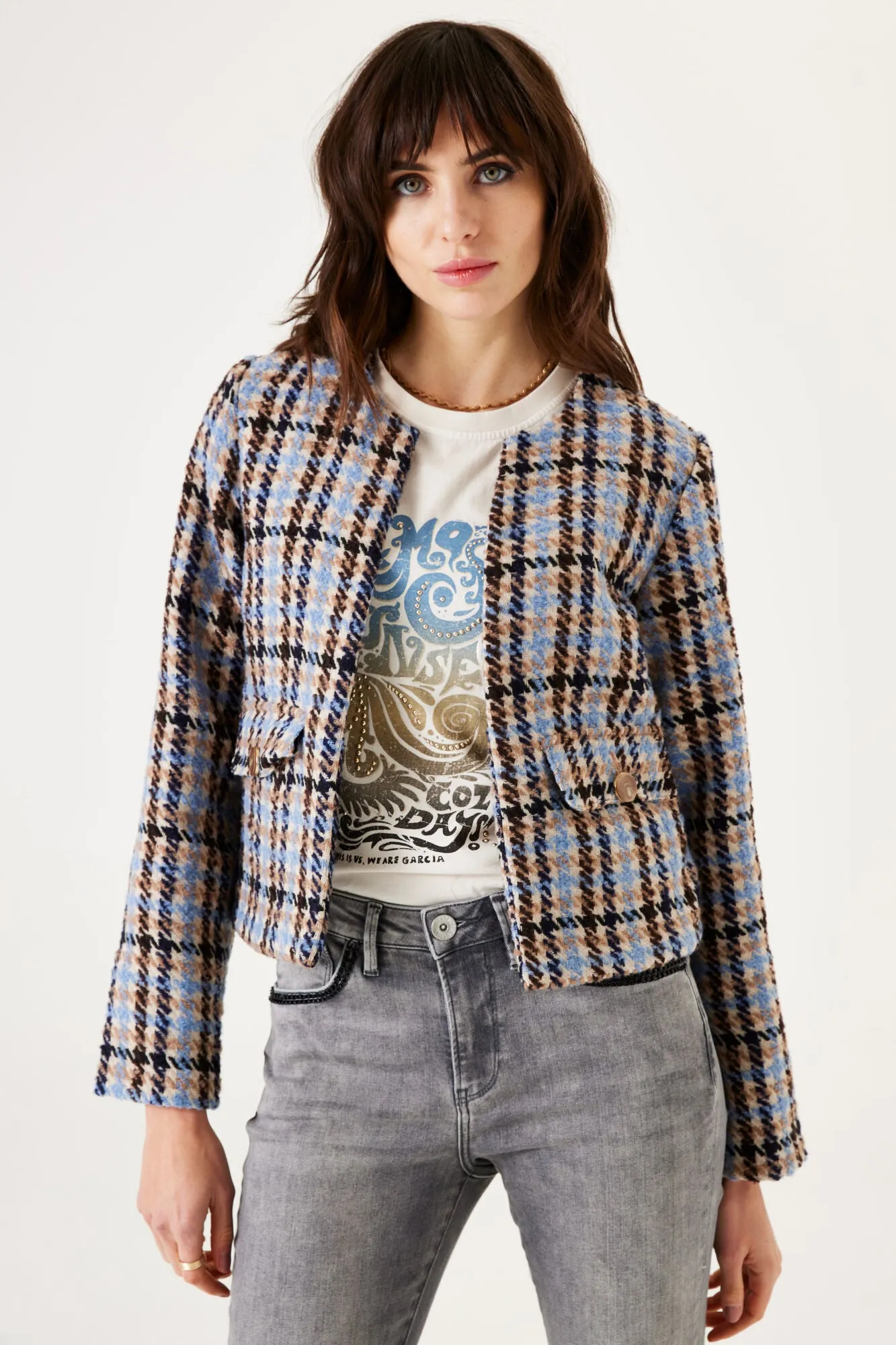 Garcia Jacqui Jacket - Blue Colbert
