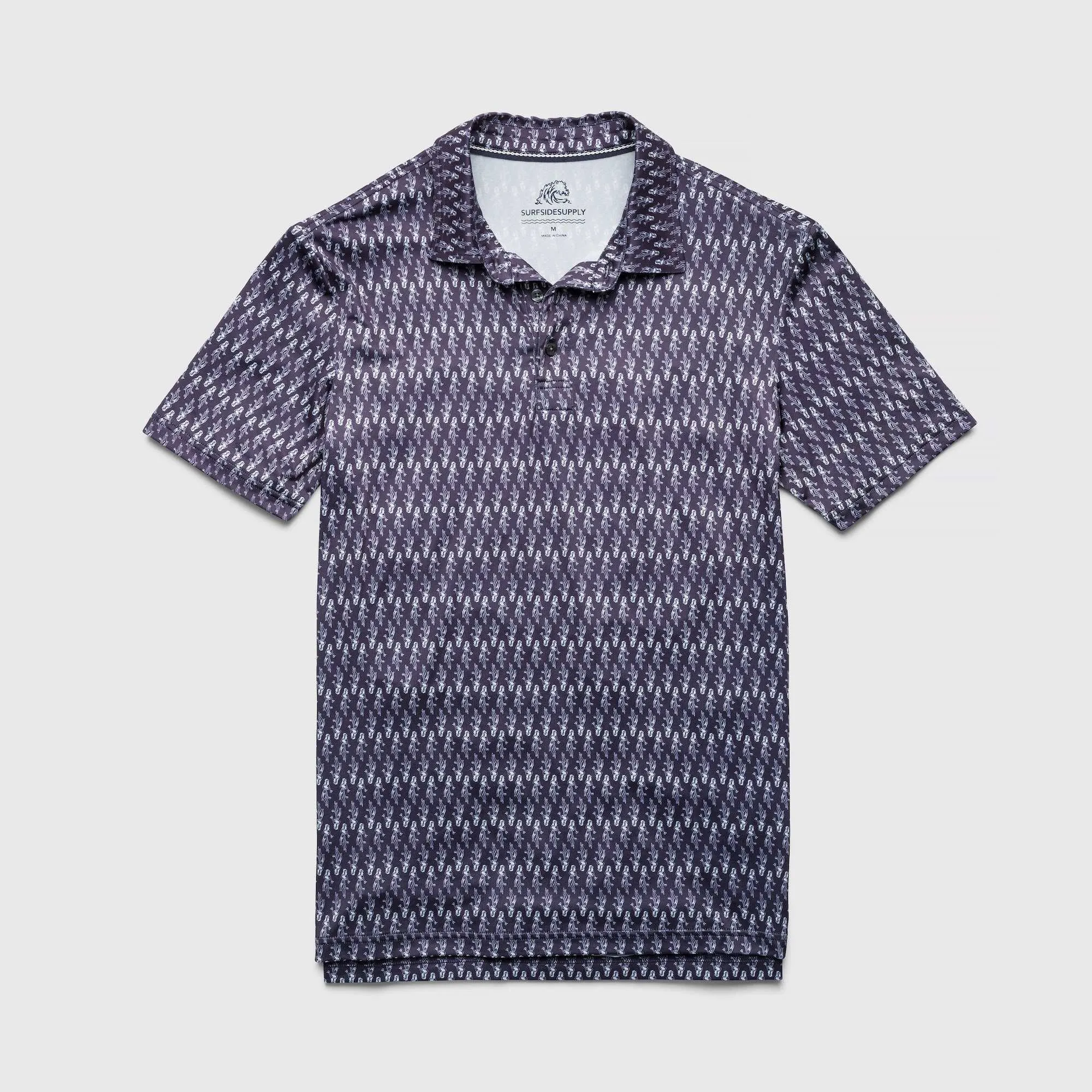 GARY PERFORMANCE POLO - Navy Hula