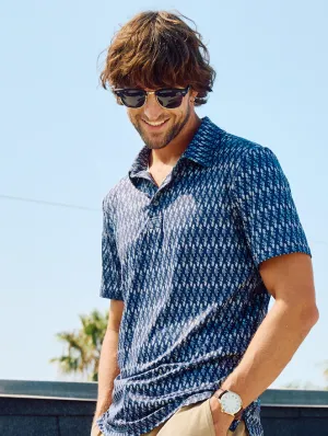 GARY PERFORMANCE POLO - Navy Hula
