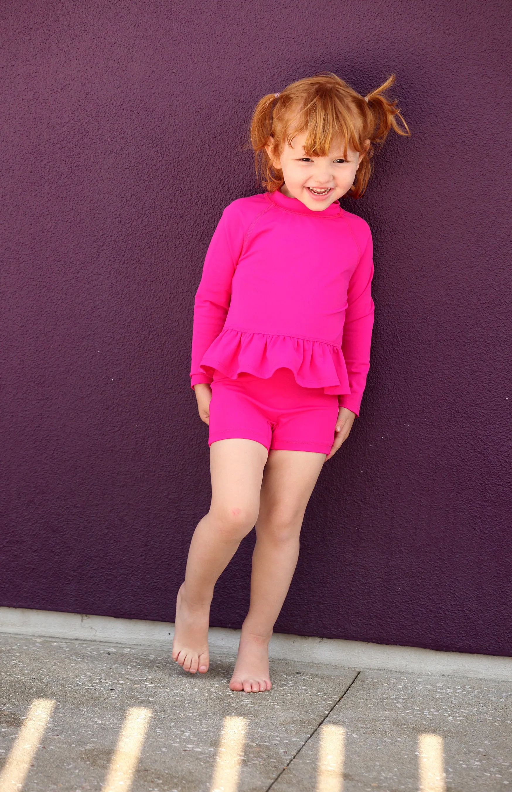 Girls UPF 50  Swim Boy Shorts  | Navy
