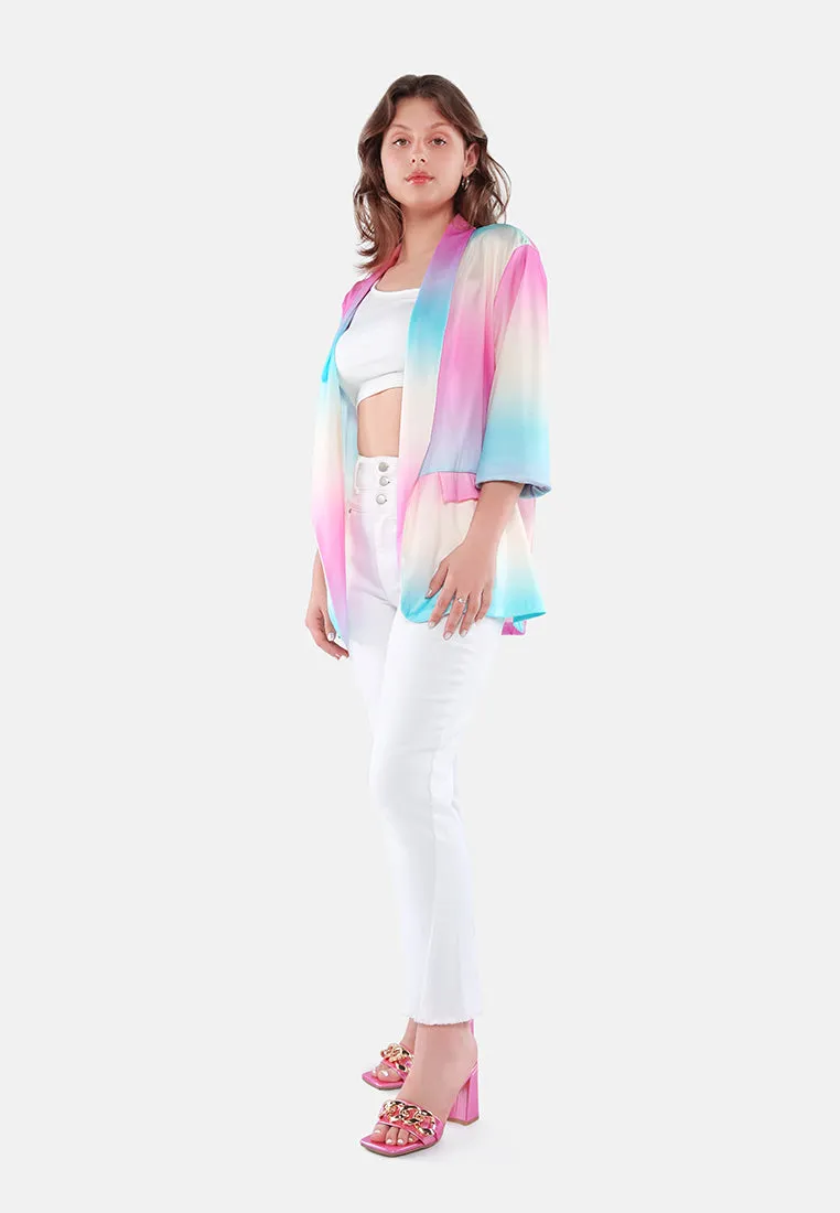 Glaze Print Semi Casual Blazer