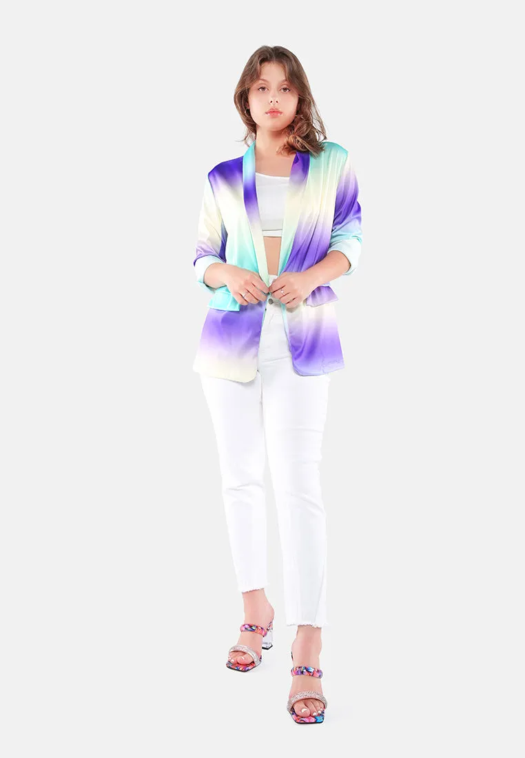 Glaze Print Semi Casual Blazer