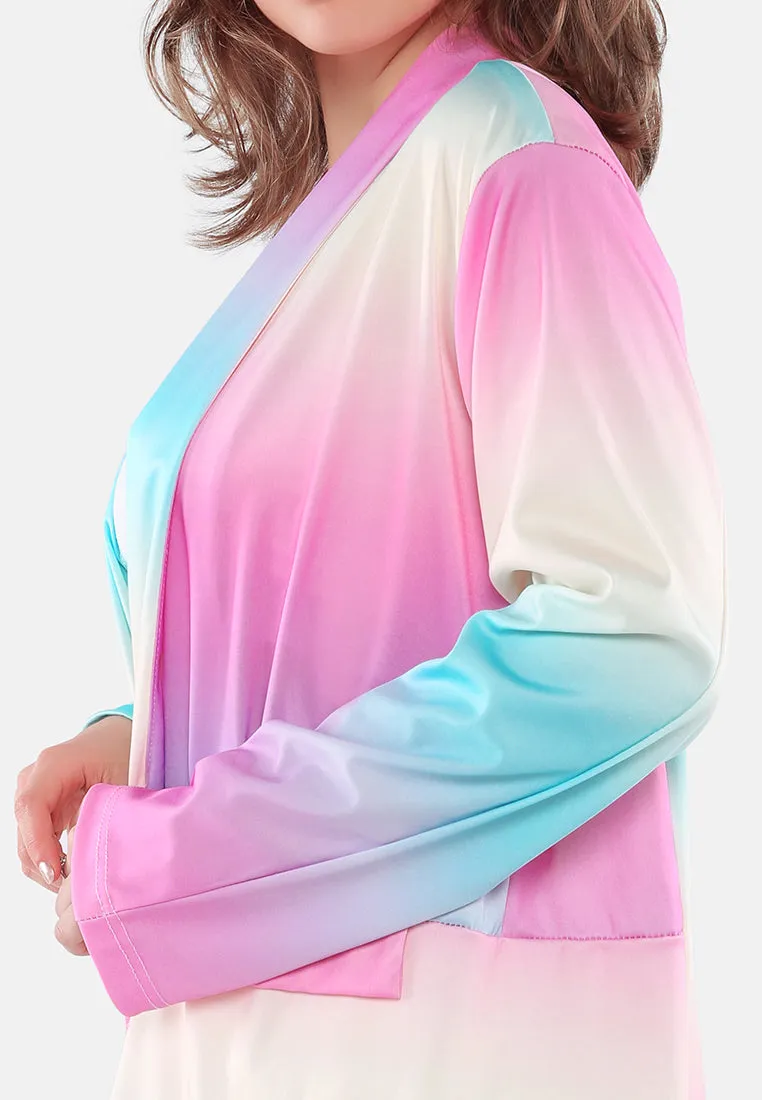 Glaze Print Semi Casual Blazer