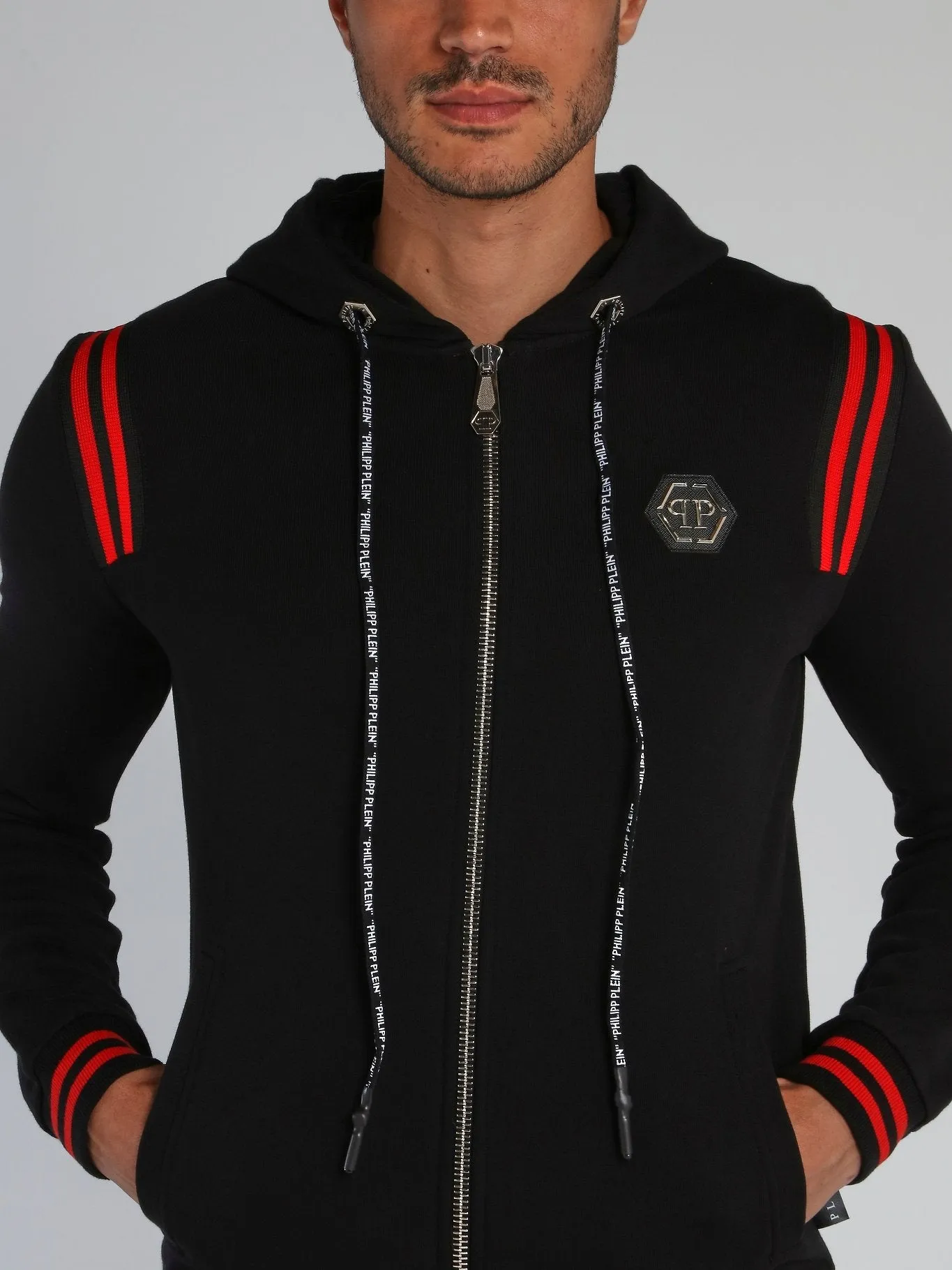 Graffiti Bear Contrast Trim Sweatshirt