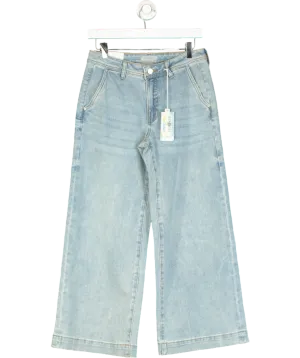 Guess Blue Jeans Wide Leg A Vita Media W27