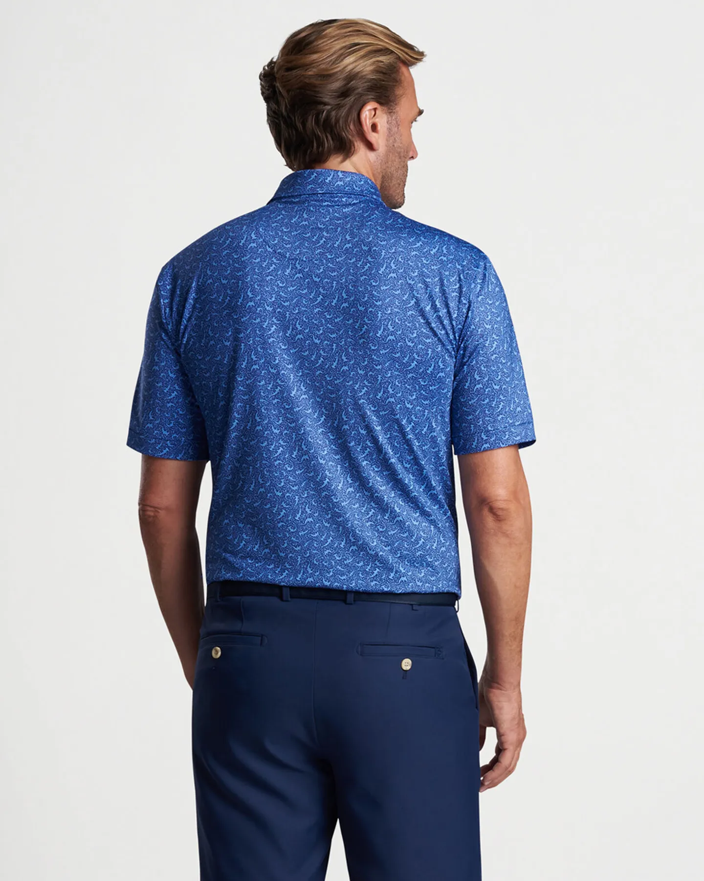 HAMMER TIME PERFORMANCE JERSEY POLO - SPORT NAVY