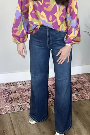 High Rise Wide Leg Jeans