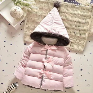 High winter clothes kids outerwear baby girls parkas fashion Snow Wear babys Hoodies clothing