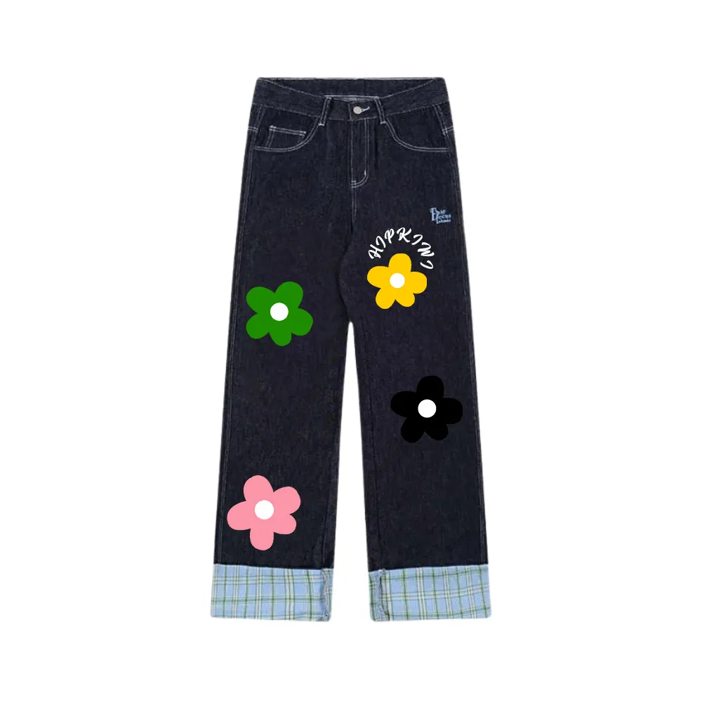 HP"Flowers" Jeans