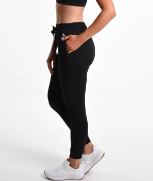 Isabella Slim Fit Full Length Active Jogger - Black