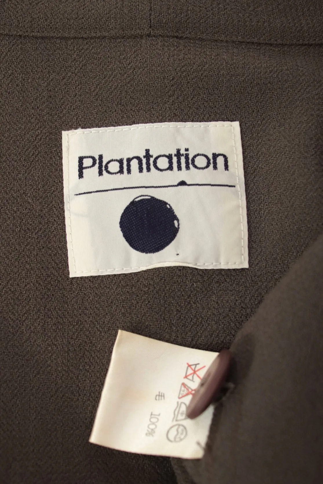 Issey Miyake Plantation Wool Crepe Jacket