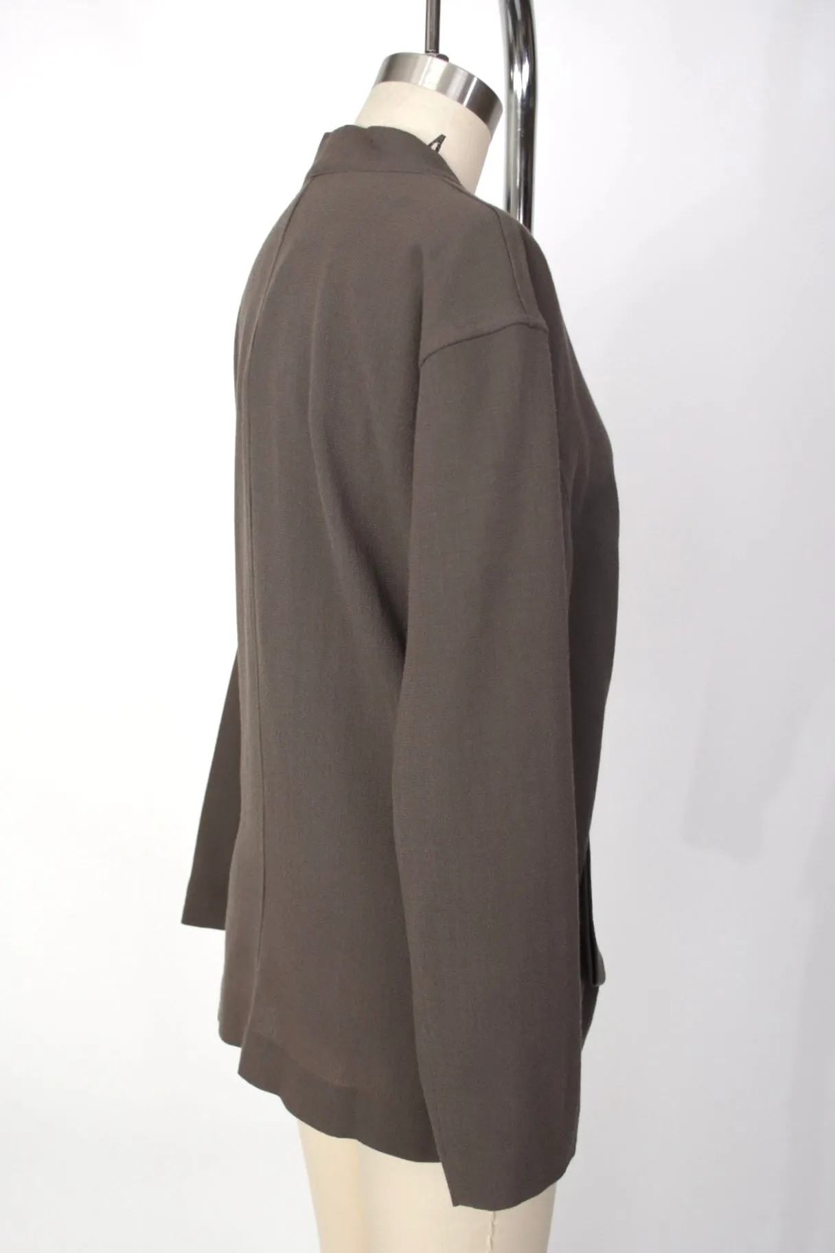 Issey Miyake Plantation Wool Crepe Jacket