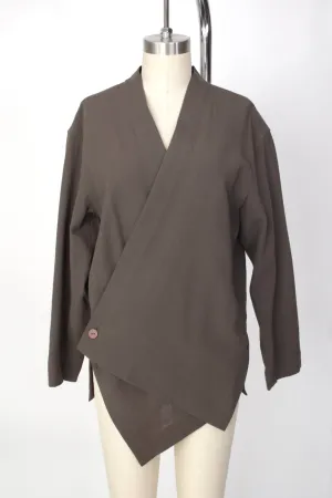 Issey Miyake Plantation Wool Crepe Jacket