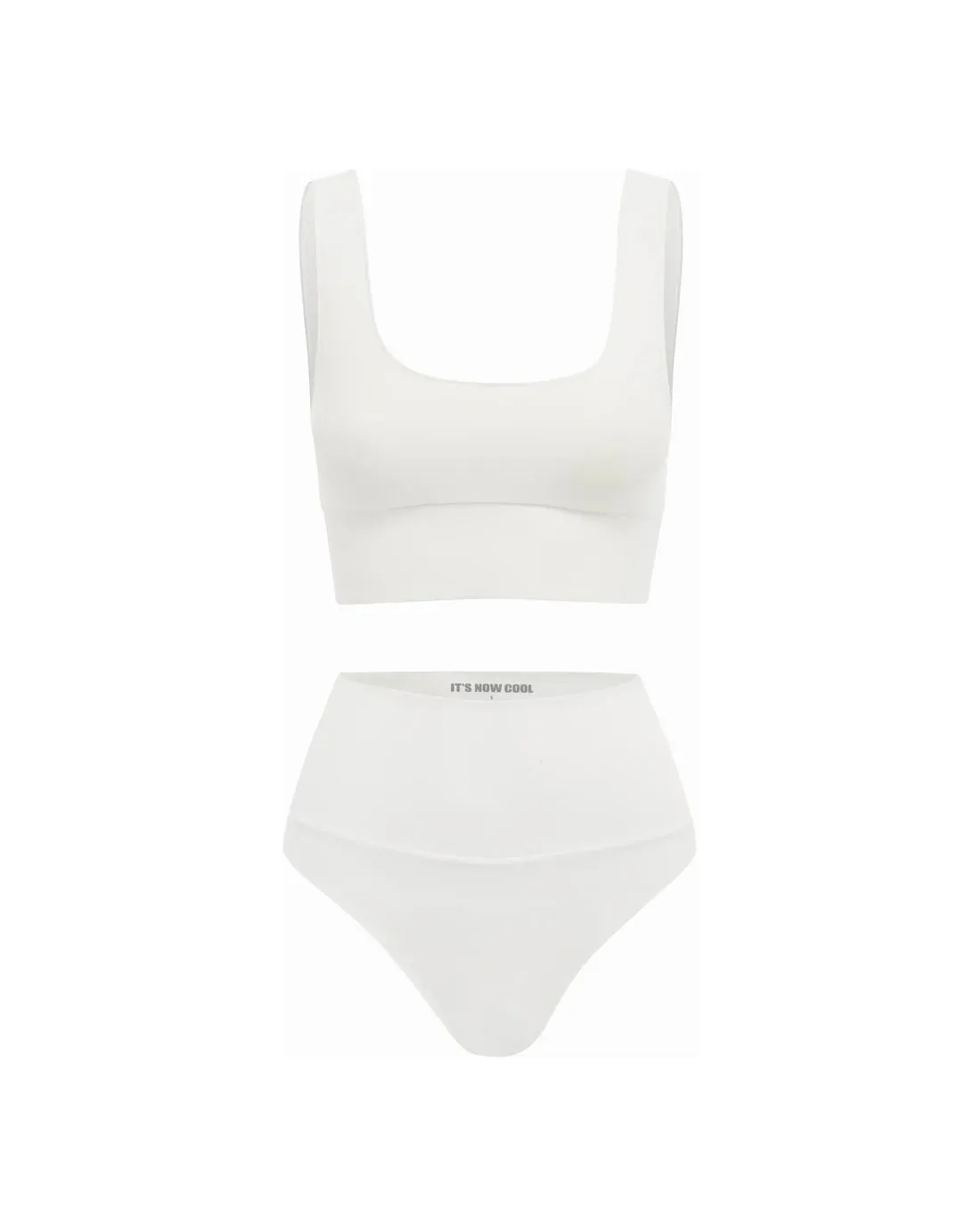 Its Now Cool White Contour Crop INC080