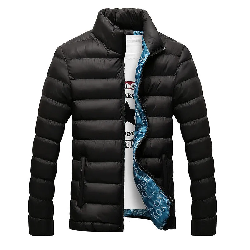 Jacket Men Men's Down Cotton Coat Jackets Mens Thicken Warm Outwear For Men Streetwear Male Coat.DB09